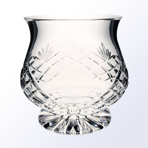 Short Hurricane Crystal Vase