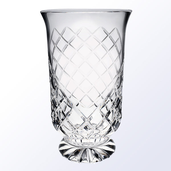 Tall Hurricane Crystal Vase