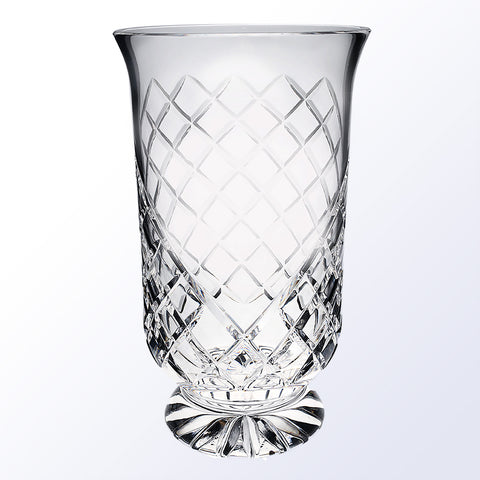 Tall Hurricane Crystal Vase