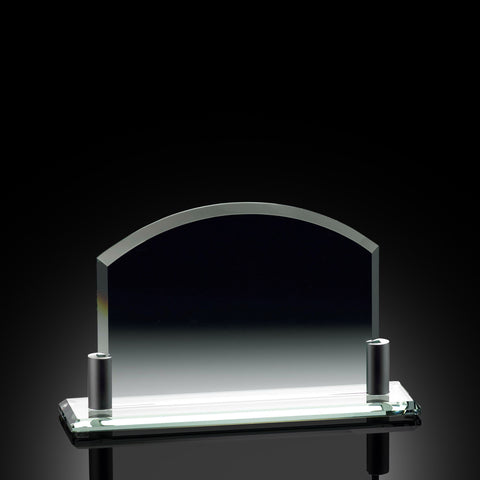 Achievement Arch Horizontal Glass Award