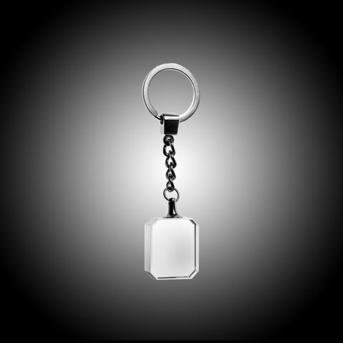 Square Crystal Keychain