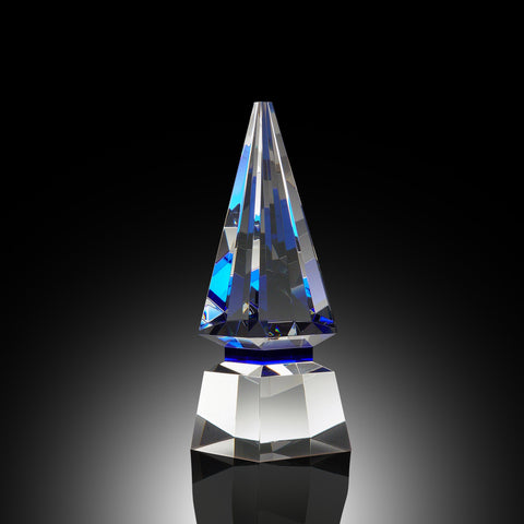 Blue Spire Elite Crystal Award