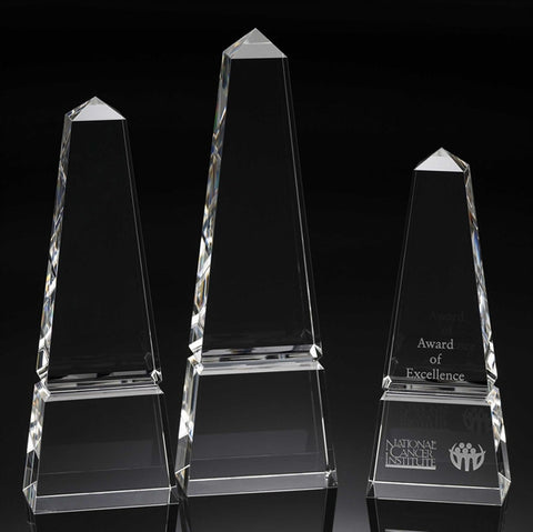 Washington Grooved Crystal Tower