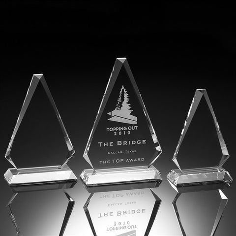 Prestige Triangle Crystal Award