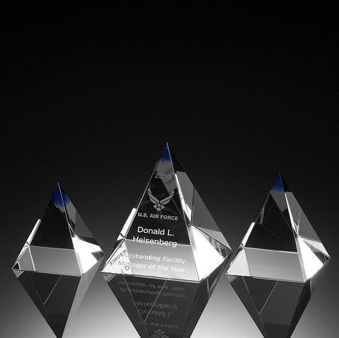 Indigo Pyramid Crystal Award