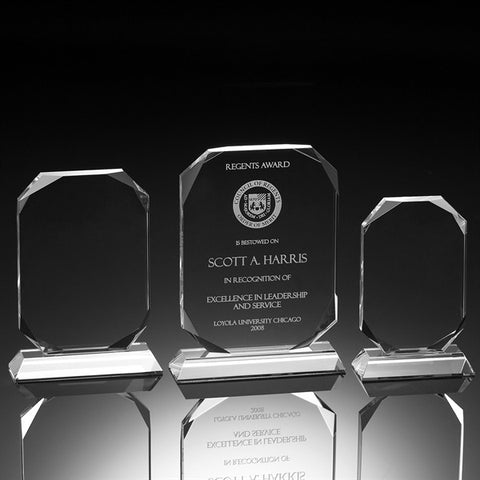 Prestige Rectangle Crystal Award