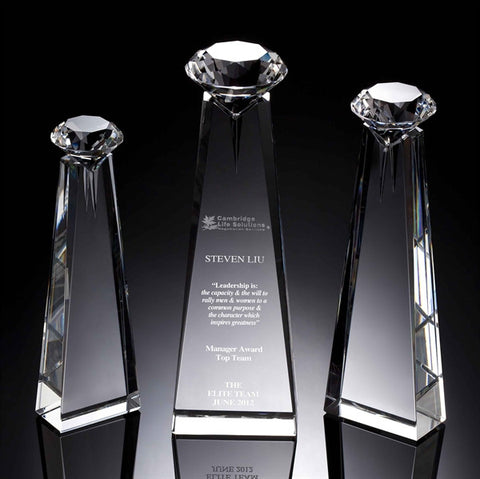 Diamond Goddess Crystal Award