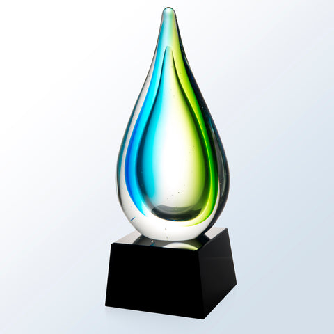 Tropic Drop Art Glass Award