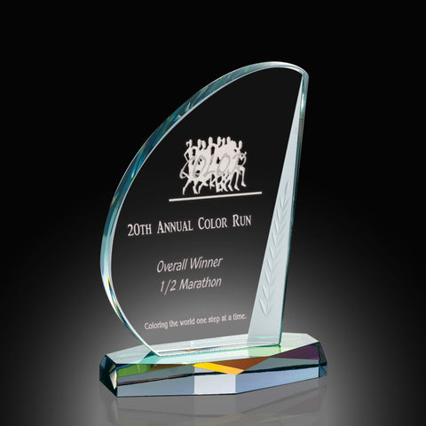 Jade Glass Wreath Award