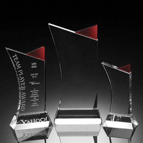 Red Firefly Crystal Award