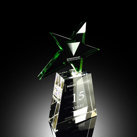 Green Falling Star Award