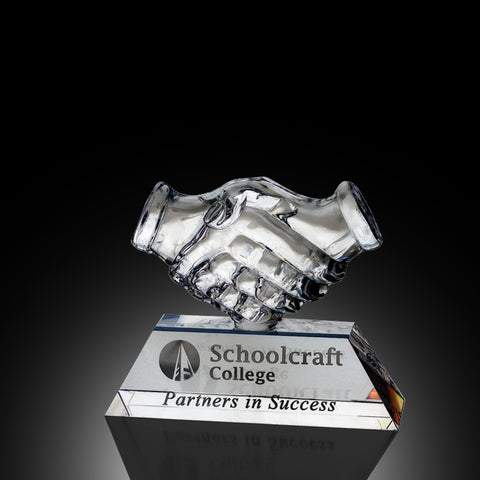 Crystal Handshake Award