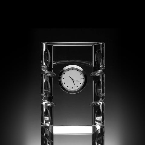 Circle Column Crystal Clock