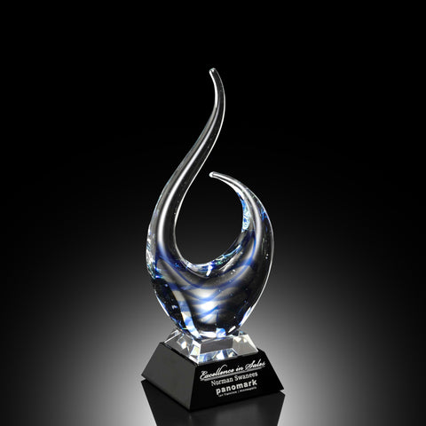 Blue Wave Art Glass Award