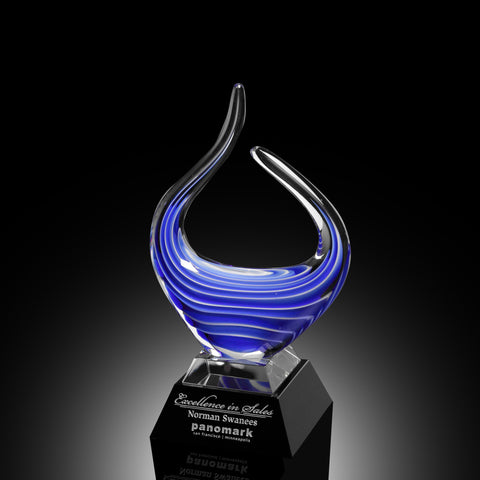 Blue Reflections Art Glass Award