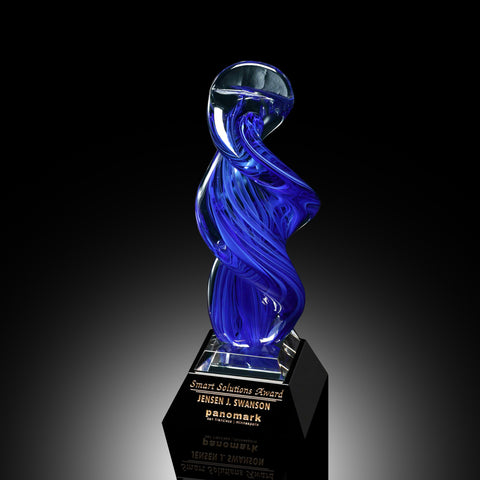 Blue Whirlwind Art Glass Award