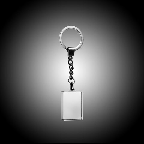 Rectangle Crystal Keychain