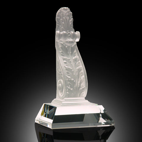 Elite Crystal Bookend Award